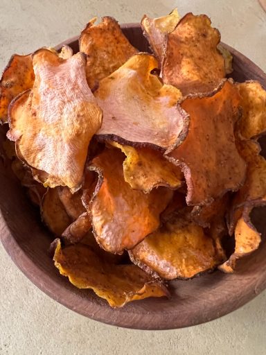 Chips de patates douces